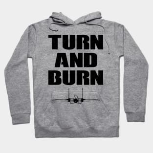 Turn and Burn Fighter Jet Hoodie